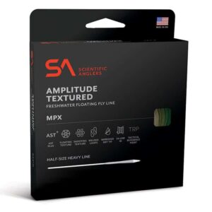 the front of the SA amplitude textured fly line