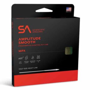The Amplitude Smooth MPX fly line in it's box