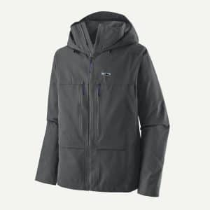 The new Patagonia Swiftcurrent jacket in the color Forge Gray